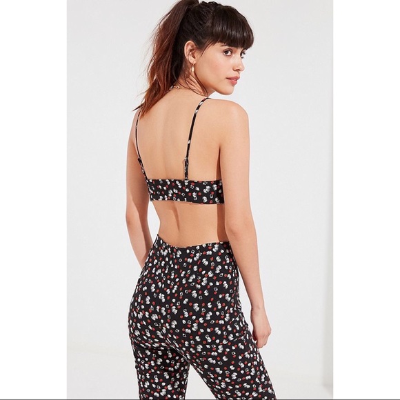UO Sadie Floral Bralette Top - Picture 4 of 7